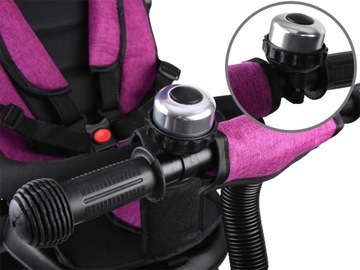 Детский трехколесный велосипед Tiny Bike 3в1 с навесом ROTATED 360 SP0650