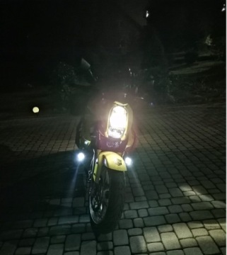 Мотоцикл галогенные фары светодиодные бары
