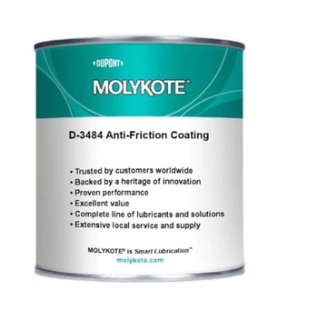 Molykote D 3484 500g powłoka przeciwcierna do połączeń metalowych, szary