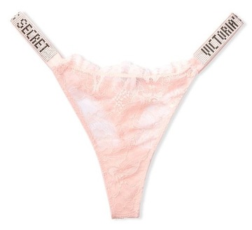 Stringi Victoria's Secret cyrkonie i koronka M