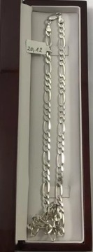 SREBRNY ŁAŃCUSZEK 20,12GR 925