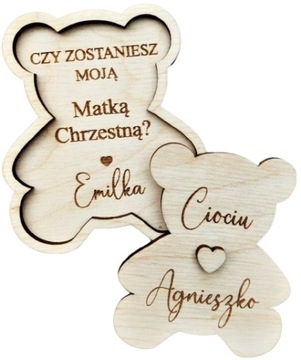Prośba do chrzestnych czy zostaniesz moją chrzestną chrzestnym