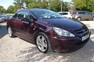 Peugeot 307 I Hatchback 2.0 16V 136KM 2005 Peugeot 307 CC Bemowo 2.0 Benzyna 2005 rok produkcji KOMIS TYSIAK, zdjęcie 1