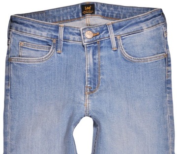 LEE spodnie REGULAR skinny BLUE jeans SCARLETT _ W27 L33