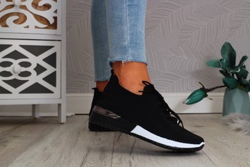 КРОССОВКИ СПОРТИВНЫЕ ЖЕНСКИЕ, ЧЕРНЫЕ