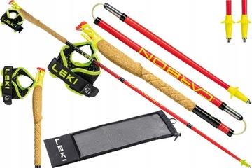 Najlepsze Kije LEKI trailowe biegowe ULTRATRAIL FX.ONE 120cm składane MICRO
