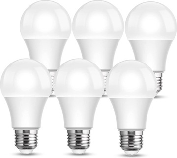 ŻARÓWKI WKRĘCANE E27 LED 13W 6 SZT 1100LM