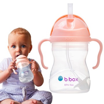 B.BOX BIDON KUBEK Z OBCIĄŻONĄ SŁOMKĄ 240 ml 6+