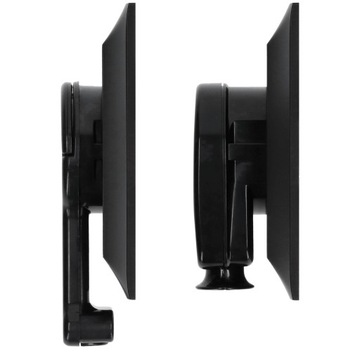 Вилка плоская угловая с заземлением Uni-Schuko 16А, черная