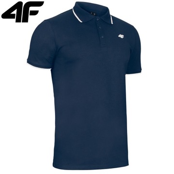 KOSZULKA MĘSKA POLO 4F POLÓWKA 0719 T-SHIRT BLUZKA SPORTOWA NA CO DZIEŃ 4XL