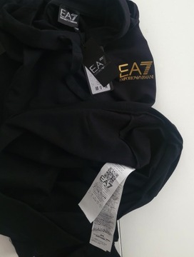 Bluza męska EMPORIO ARMANI 42 XL logo czarna