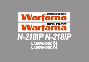 Naklejki oklejenie WarFama POL-MOT N-218/P