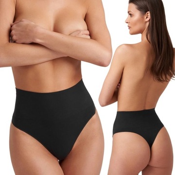 GATTA STRING CORRECT stringi z wysokim stanem majtki WYSZCZUPLAJĄCE - XL