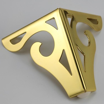 Ножки для шкафа, дивана, мебели, металл, золото, 12см