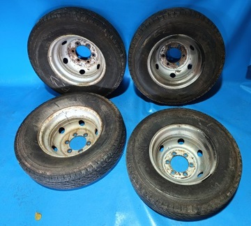 KOLA RÁFKY OCELOVÉ PNEUMATIKY KOMPLET IVECO DAILY II BLÍŽENEC 225/75R 16C