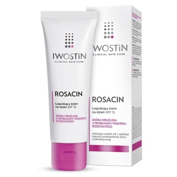 IWOSTIN ROSACIN Łagodzący Krem Dzień SPF 15 40 ML