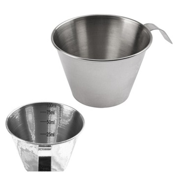 Miarka barmańska metalowa 100 ml stal nierdzewna