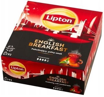 Herbata Czarna Lipton English Breakfast 92t 184g