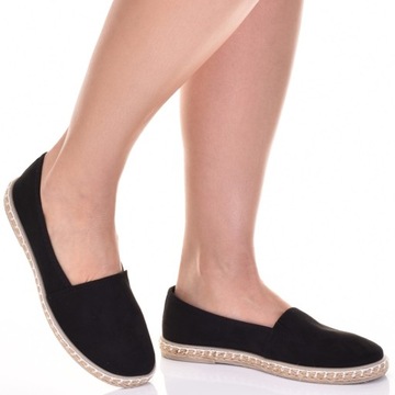 ЖЕНСКИЕ ЭСПАДРИЛЫ ЭЛЕГАНТНЫЕ КЛАССИЧЕСКИЕ ТЕННИСНЫЕ ОБУВИ НА ПЛОСКОЙ ЗАМШЕ