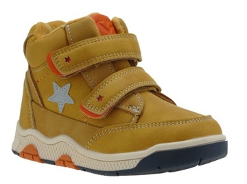 CHŁOPIĘCE TRZEWIKI PÓŁBUTY DZIECIĘCE BUTY PRZEJŚCIOWE NA RZEPY LEKKIE R.25