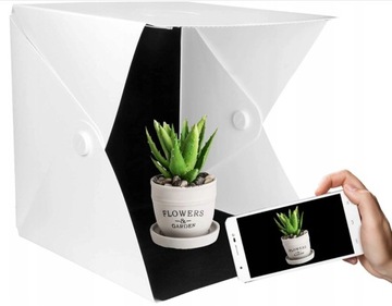 Namiot bezcieniowy PULUZ + 2x lampa LED + 6x Tło