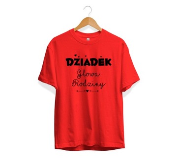Koszulka dla Dziadka, Koszulka Dziadek głowa rodziny, Prezent dla Dziadka