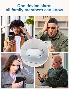 ИНТЕЛЛЕКТУАЛЬНЫЙ УМНЫЙ WI-FI MAXCIO ДЕТЕКТОР ДЫМА