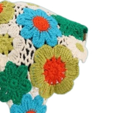 Crochet волос бандана Аксессуары для волос Headwrap галстук стиль D