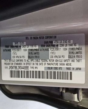 Mazda CX-5 II SUV Facelifting 2.5 SKYACTIV-G 194KM 2024 Mazda CX-5 Auta z USA - Zapytaj o wiecej ofert 2.5 Benzyna 194KM, zdjęcie 13