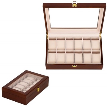 ОРГАНАЙЗЕР ДЛЯ ЧАСОВ, 12 шт., JEWELRY BOX, ELEGANT BOX