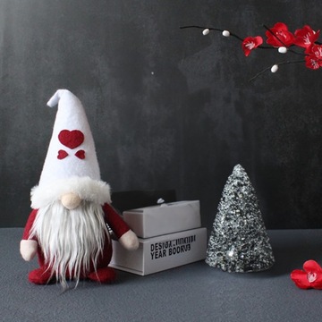 SKRZATY ŚWIĄTECZNE BOŻE NARODZENIE GNOMY KRASNALE OZDOBY ŚWIĄTECZNE 2SZT.