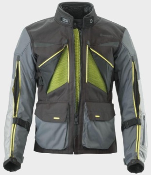 Husqvarna Мотокуртка Scakar Wp Jacket черно-серая (Размер:L)