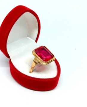 Złoty pierścionek vintage PR.583 W:5,83gr R.18 .