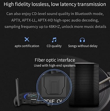 Приемник передатчика BT 5.0 для телевизора, наушники APTX-HD