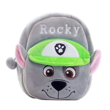 Mały plecak dziecięcy do przedszkola pluszowy torba miękka Psi Patrol Rocky