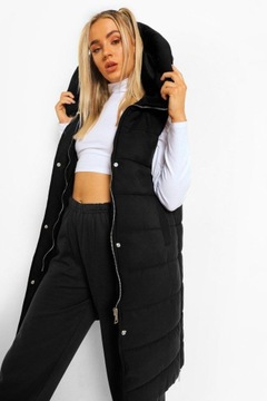 BOOHOO ДЛИННЫЙ ЖИЛЕТ С КАПЮШОНОМ THL NG6__M