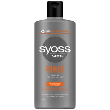Syoss MEN Power Szampon do włosów 2w1 440ml