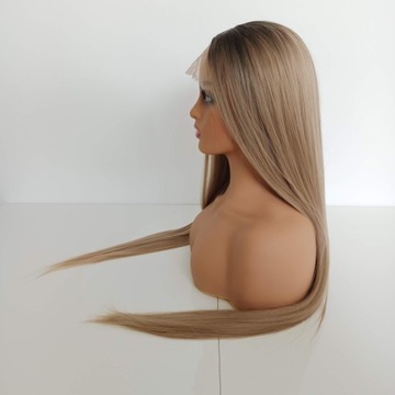 Парик LACE FRONT Блондин 40/55/80см + шапочка БЕСПЛАТНО