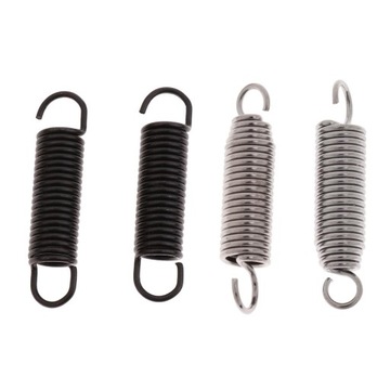 2 шт., черная педаль для бас-барабана, пружинный барабан