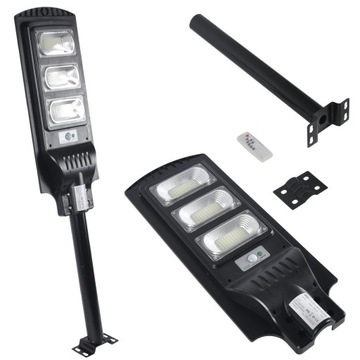 LATARNIA LAMPA ZEWNĘTRZNA SOLARNA LED PILOT 120W