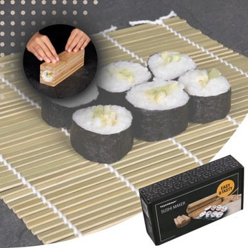 Набор для суши, палочки для еды, коврик для приготовления базуки, стартовый набор для подарка