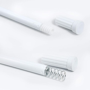 ТЕЛЕСКОПИЧЕСКИЙ ДУШЕВОЙ РАСШИРИТЕЛЬ ДЛЯ ДУШЕВОЙ ЗАВЕСКИ 110 - 200