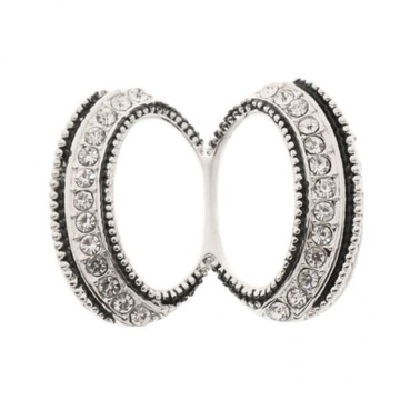 6xPierścień Vintage Rhinestone