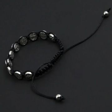 МУЖСКОЙ БРАСАЛТ НА РУКУ СВ. БЕНЕДИКТ ПРИЧАСТИЕ ДЕСЯТЬ ЧЕТКОВ