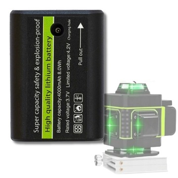 BATERIA AKUMULATOR DO POZIOMICY LASEROWEJ LASERA KRZYŻOWEGO 4000 mah