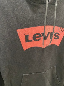 Bluza z kapturem czarna Levis r S