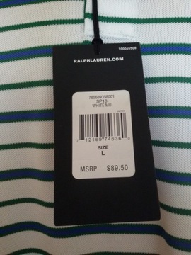 RALPH LAUREN KOSZULKA POLO MĘSKA ROZM. L