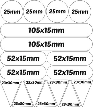 ЖЕЛТЫЕ СВЕТООТРАЖАЮЩИЕ НАКЛЕЙКИ 17 ШТ. СВЕТООТРАЖАЮЩИЙ ВЕЛОСИПЕД