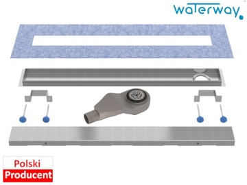 Слив воды 80 см, НИЗКИЙ БОКОВОЙ СИФОН