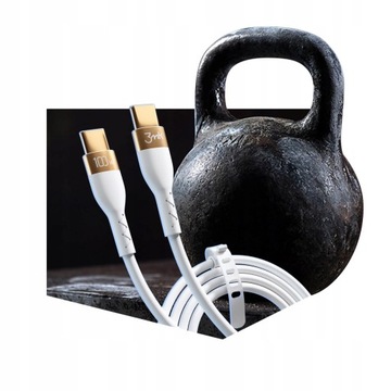 3МК-ГИПЕР КАБЕЛЬ 2М 100ВТ C-C БЕЛЫЙ КАБЕЛЬCC2M/3MK